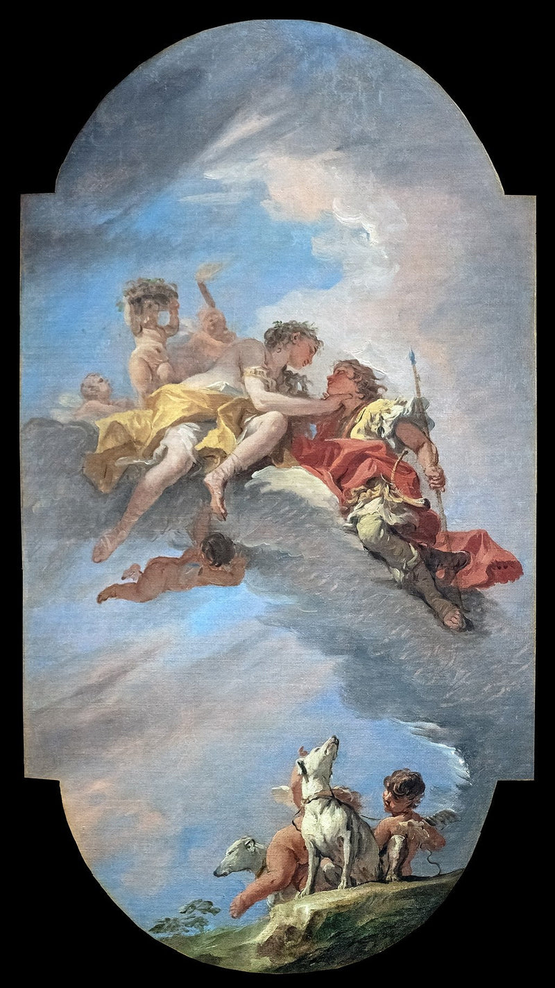 Venere e Adone - Sebastiano Ricci