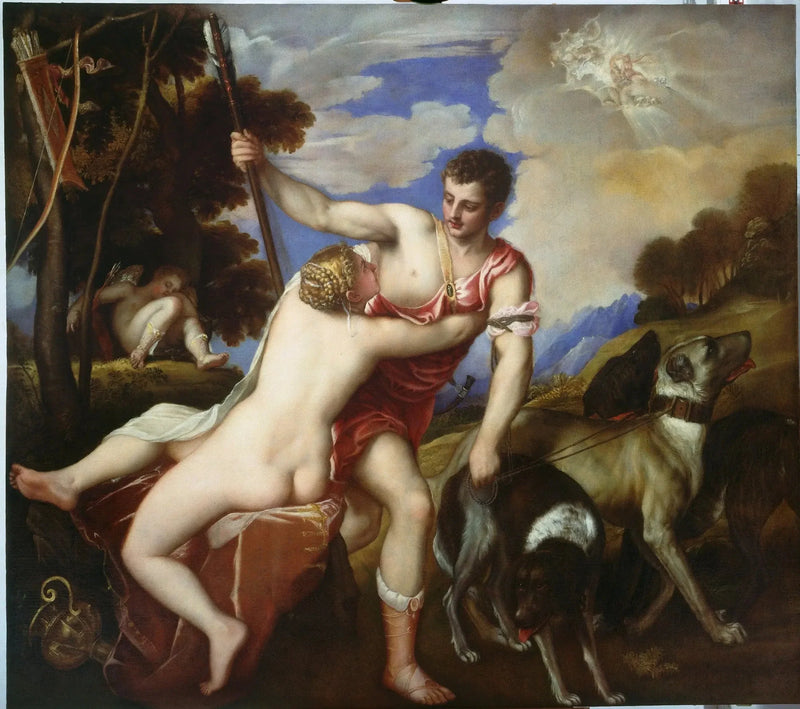 Venere e Adone - Tiziano