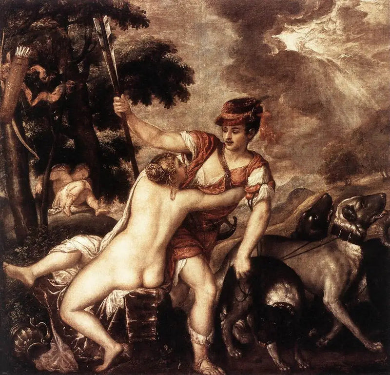 Venere e Adone - Tiziano