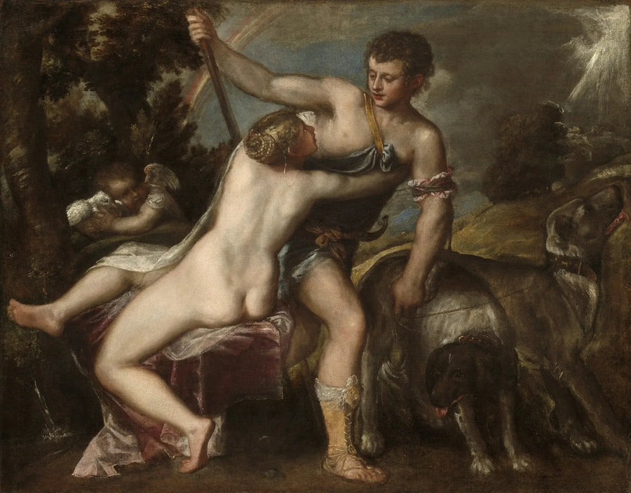 Venere e Adone - Titian