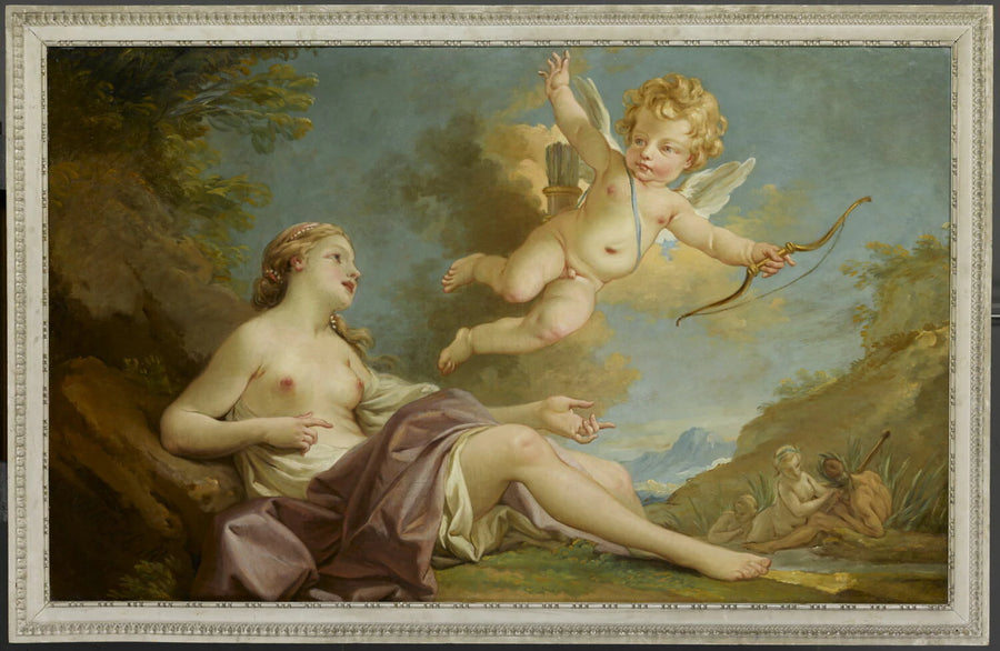Vénus et l'Amour - Charles-Michel-Ange Challes