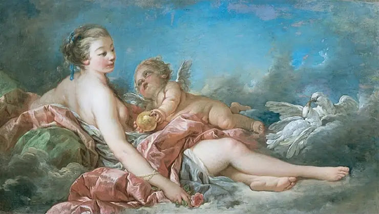 Venere e Cupido - François Boucher