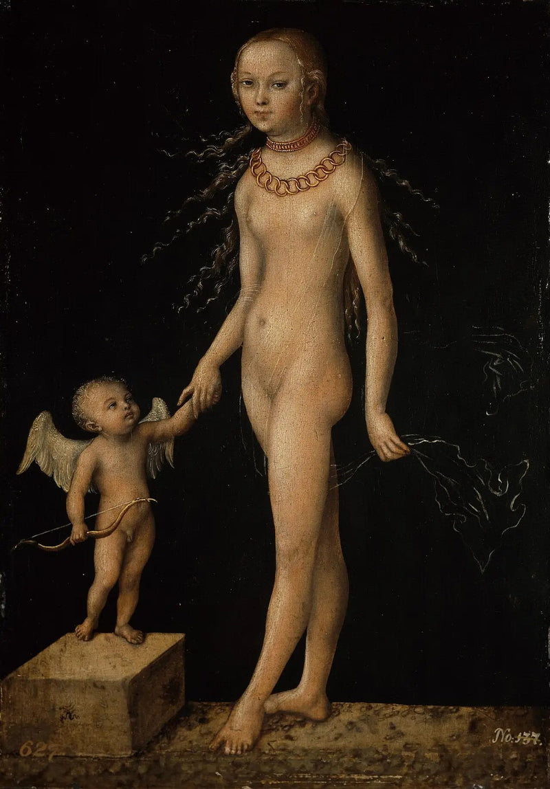 Venere e Cupido - Lucas Cranach il Vecchio