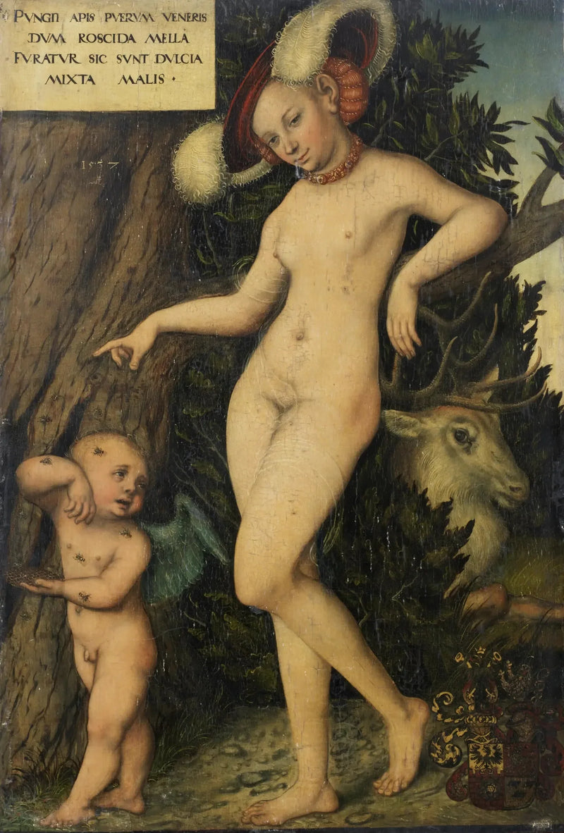 Venere e Cupido - Lucas Cranach il Vecchio