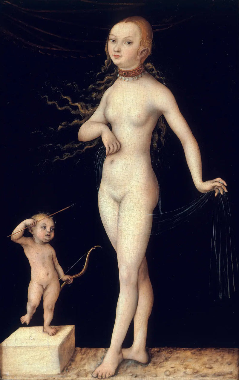 Venere e Cupido - Lucas Cranach il Vecchio