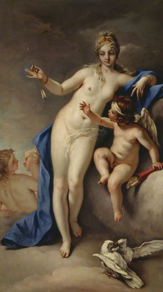 Venere e Cupido - Sebastiano Ricci