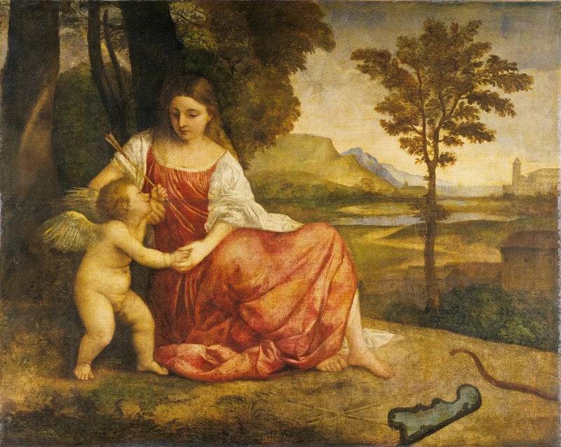 Venere e Amore - Titian