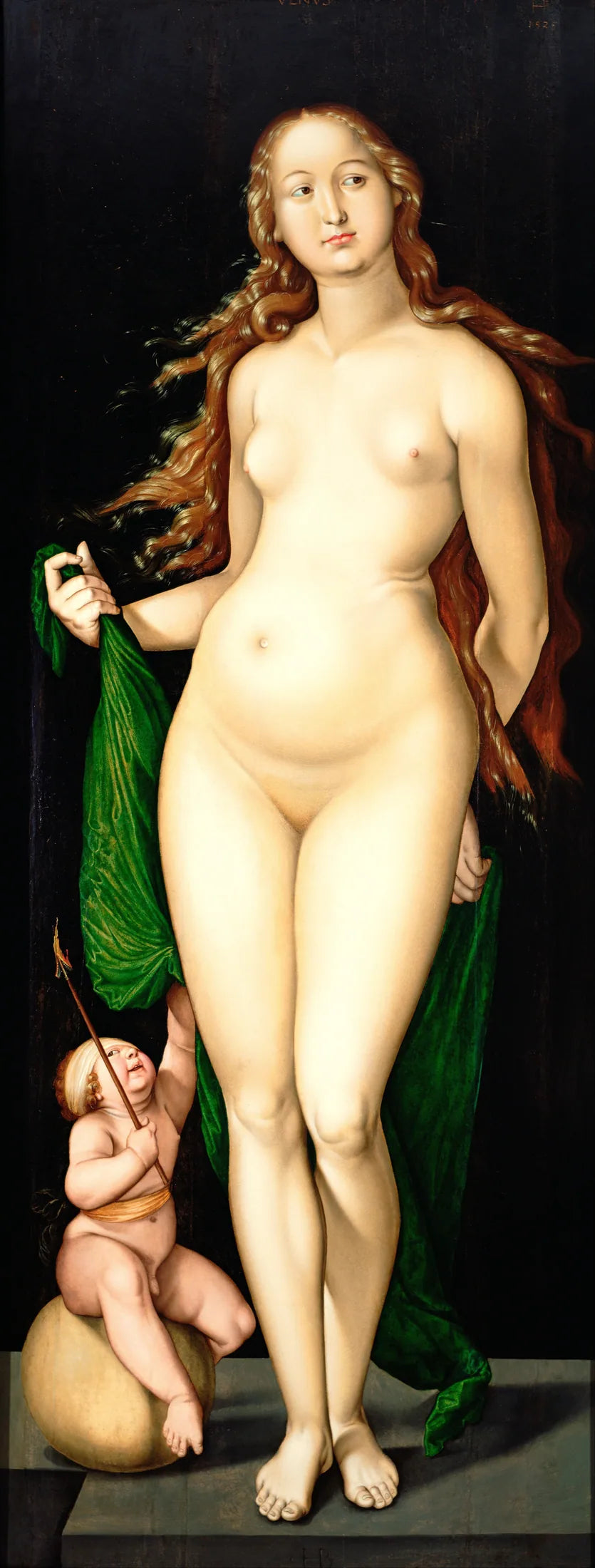 Vénus et l'Amour - Hans Baldung Grien image 1 copie peinte à la main à l’huile