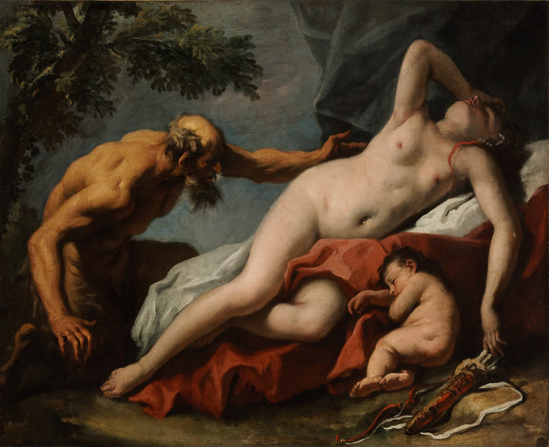 Venere e Satire - Sebastiano Ricci