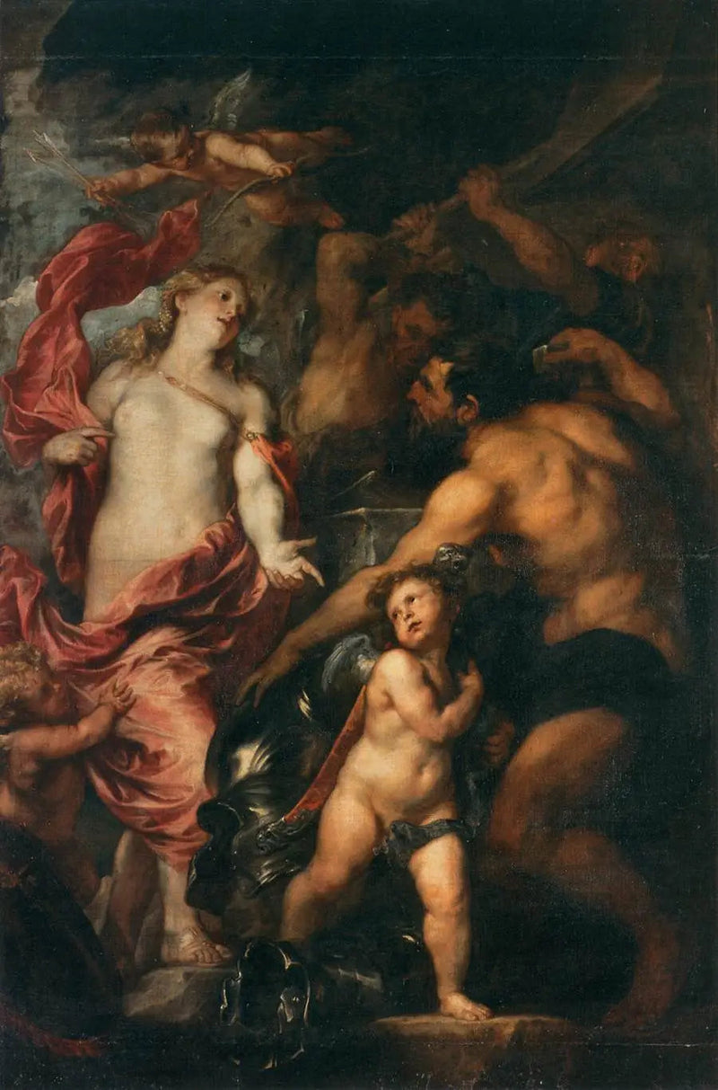 Venere fa forgiare da Vulcano armi per suo figlio Enea - Antoine van Dyck