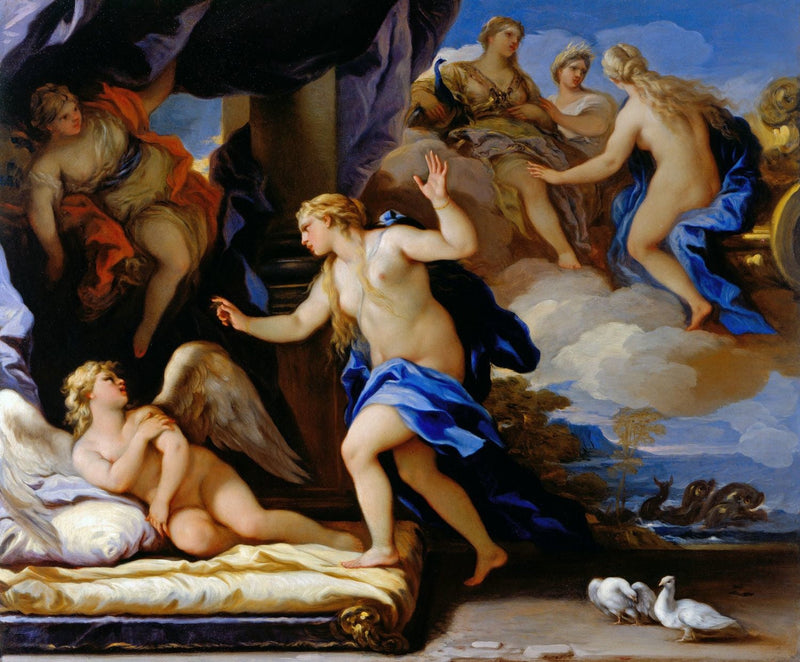 Venere sgrida Cupido - Luca Giordano
