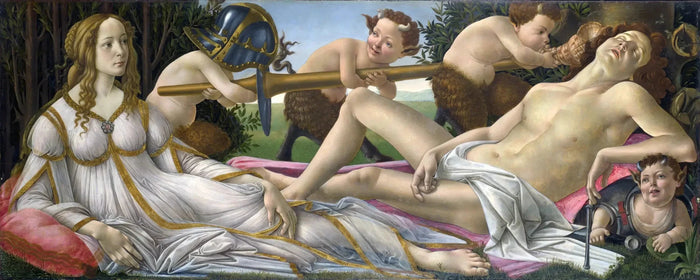 Venere e Marte, 1485 circa - Sandro Botticelli