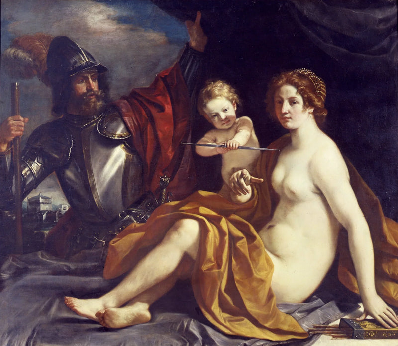 Venere, Marte e l'Amore - Guercino