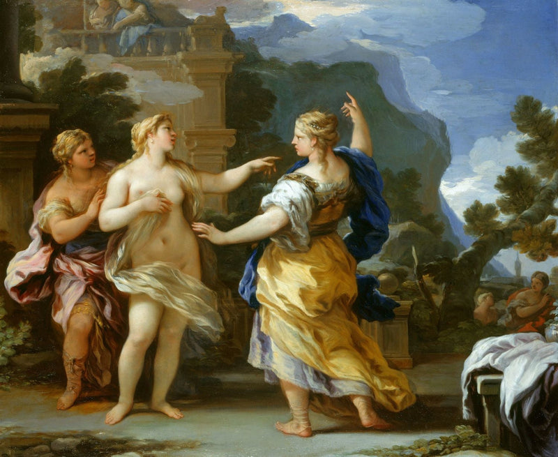 Venere punisce Psiche con una macchia - Luca Giordano