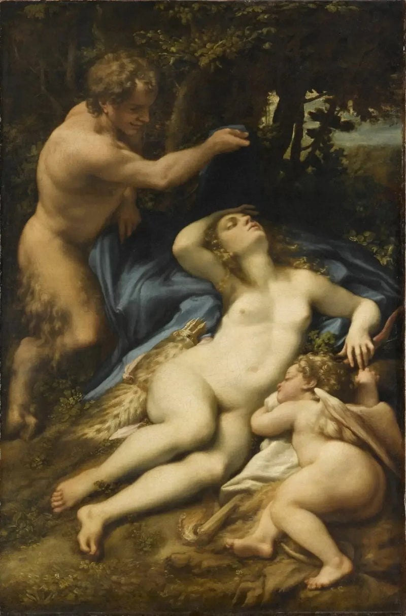 Venere, Satire e Cupido - Antonio da Correggio