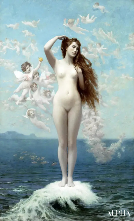 Vénus sortant des eaux - Jean-Léon Gérôme - Reproductions de tableaux et peintures haut de gamme