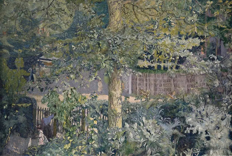 Verdure (Foglie. Quercia e venditore di frutta) - Édouard Vuillard