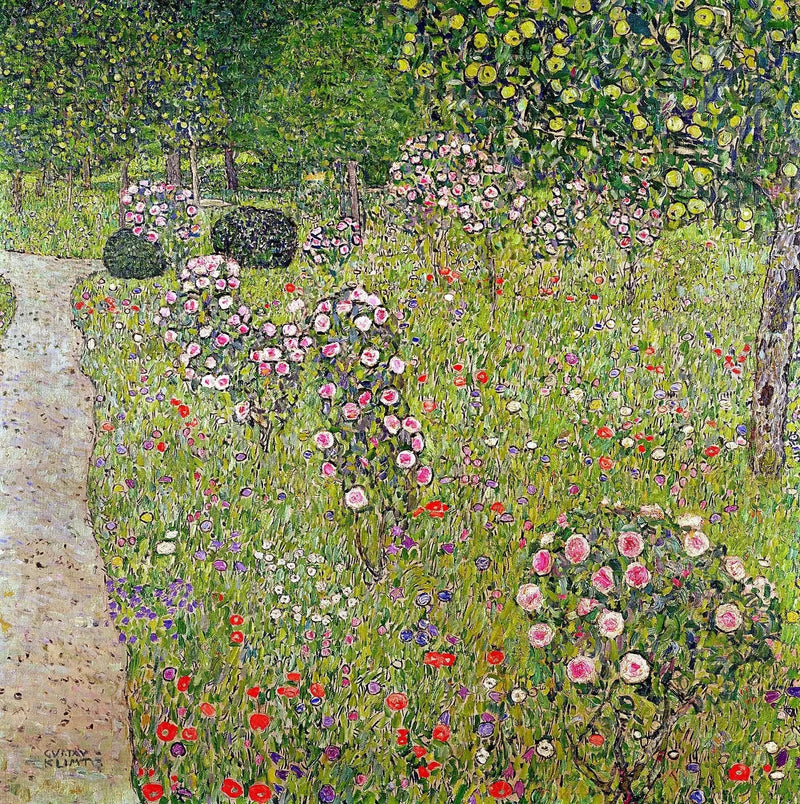 Frutteto con rose - Gustav Klimt
