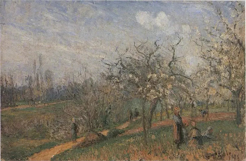 Frutteto in fiore - Camille Pissarro