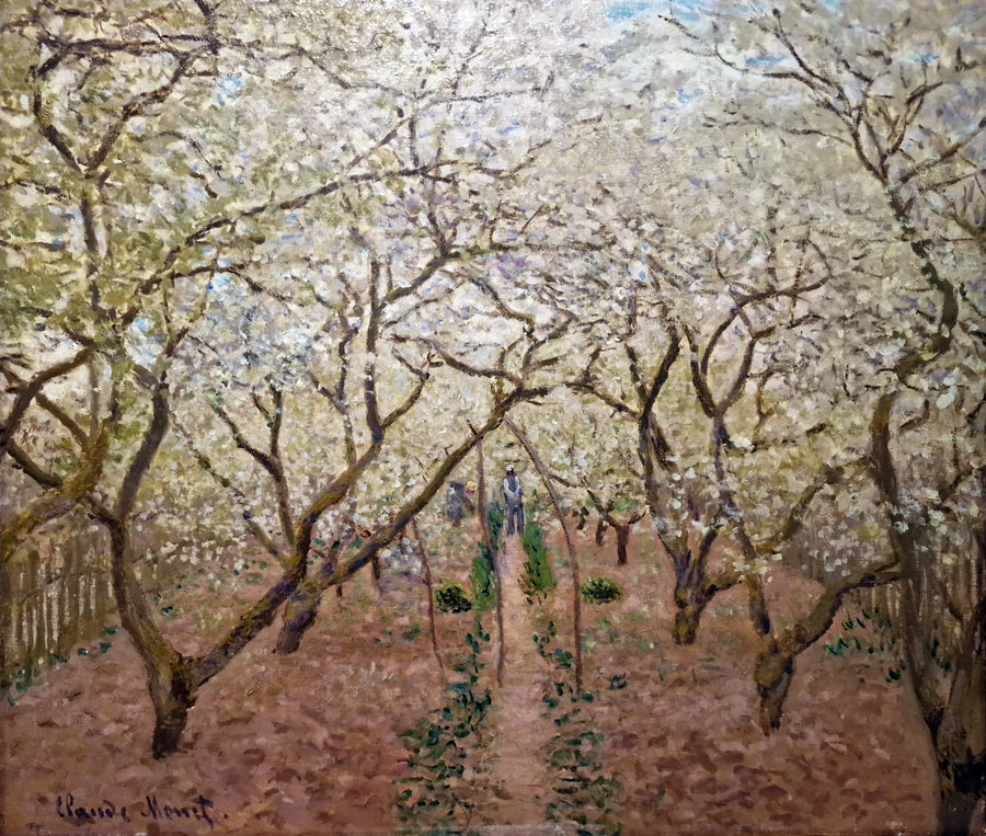 Frutteto in fiore a Vétheuil W521a - Claude Monet
