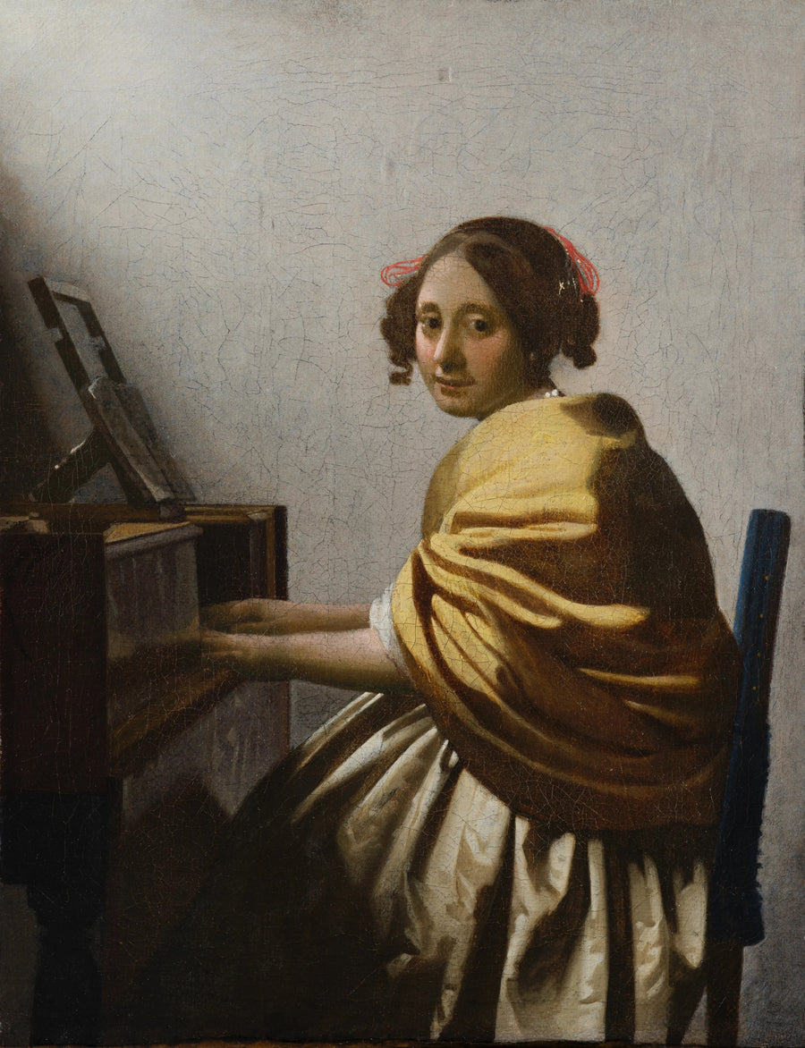 Dama seduta al virginale - Johannes Vermeer