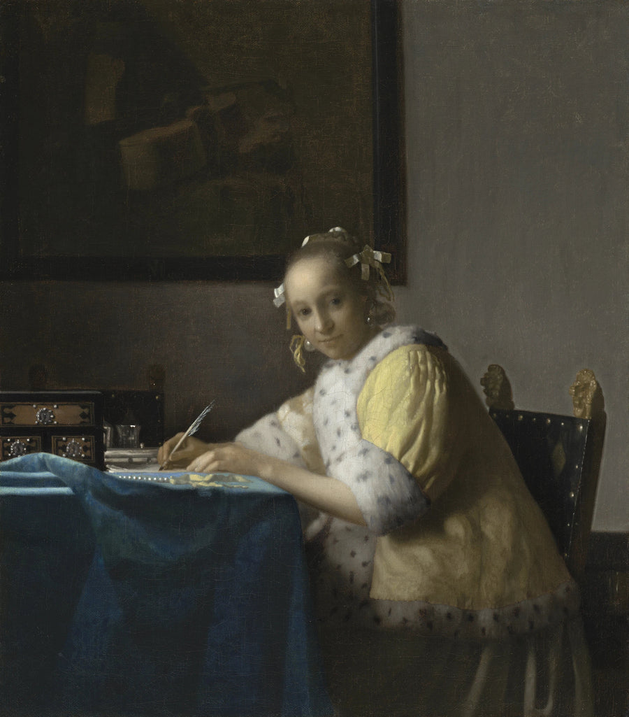 Giovane Donna che scrive una lettera - Johannes Vermeer