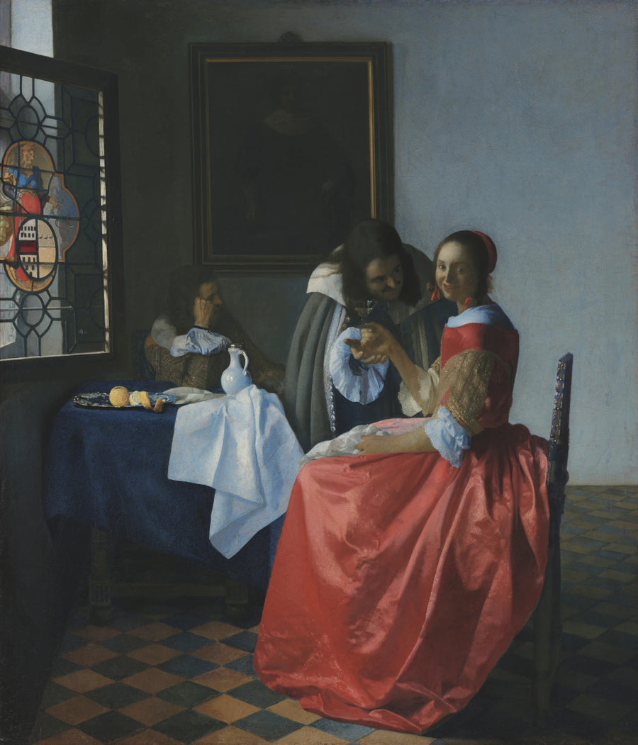 La Ragazza con il bicchiere di vino - Johannes Vermeer