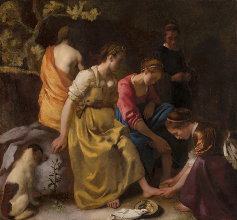 Diana e le sue compagne - Johannes Vermeer