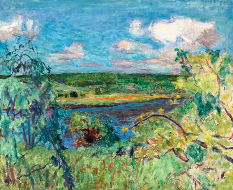 Vernonnet, paesaggio vicino a Giverny - Pierre Bonnard
