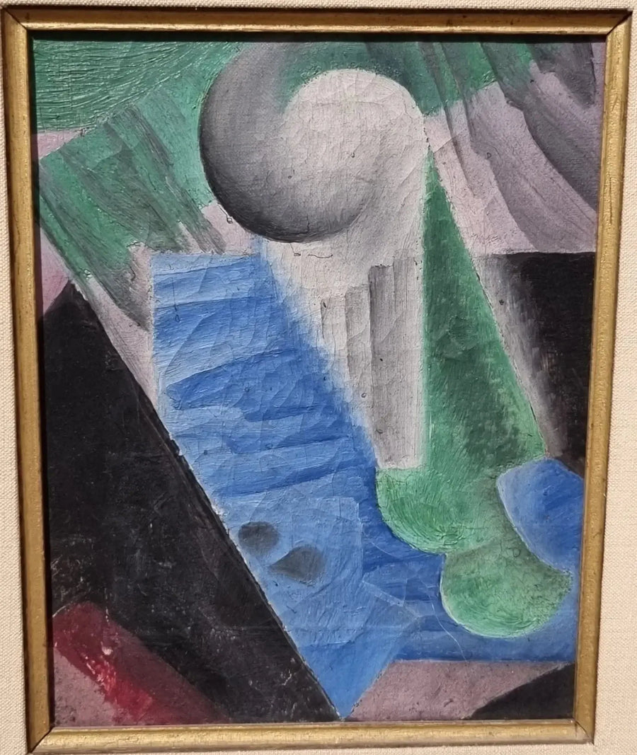 Bicchiere di birra e carta da gioco - Juan Gris