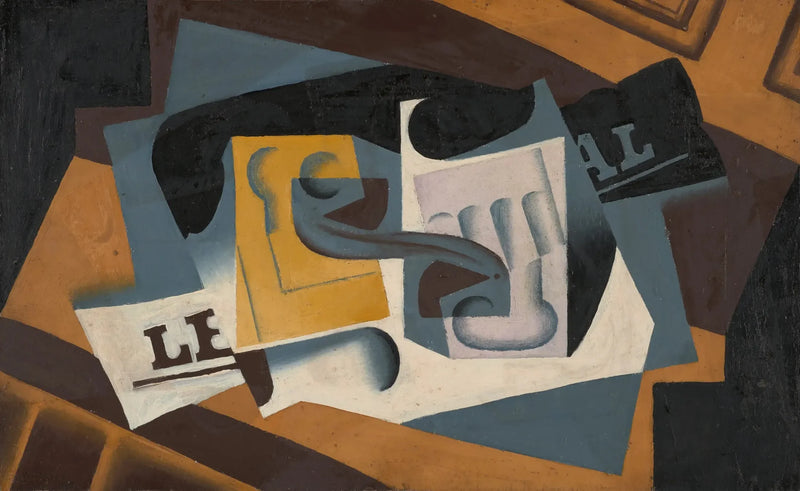 Vetro e giornale - Juan Gris