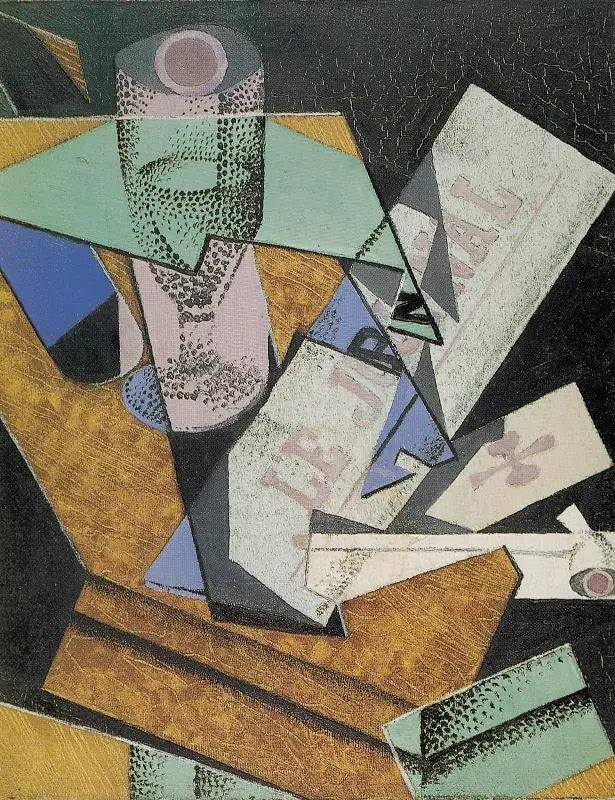 Vetro e Giornale - Juan Gris