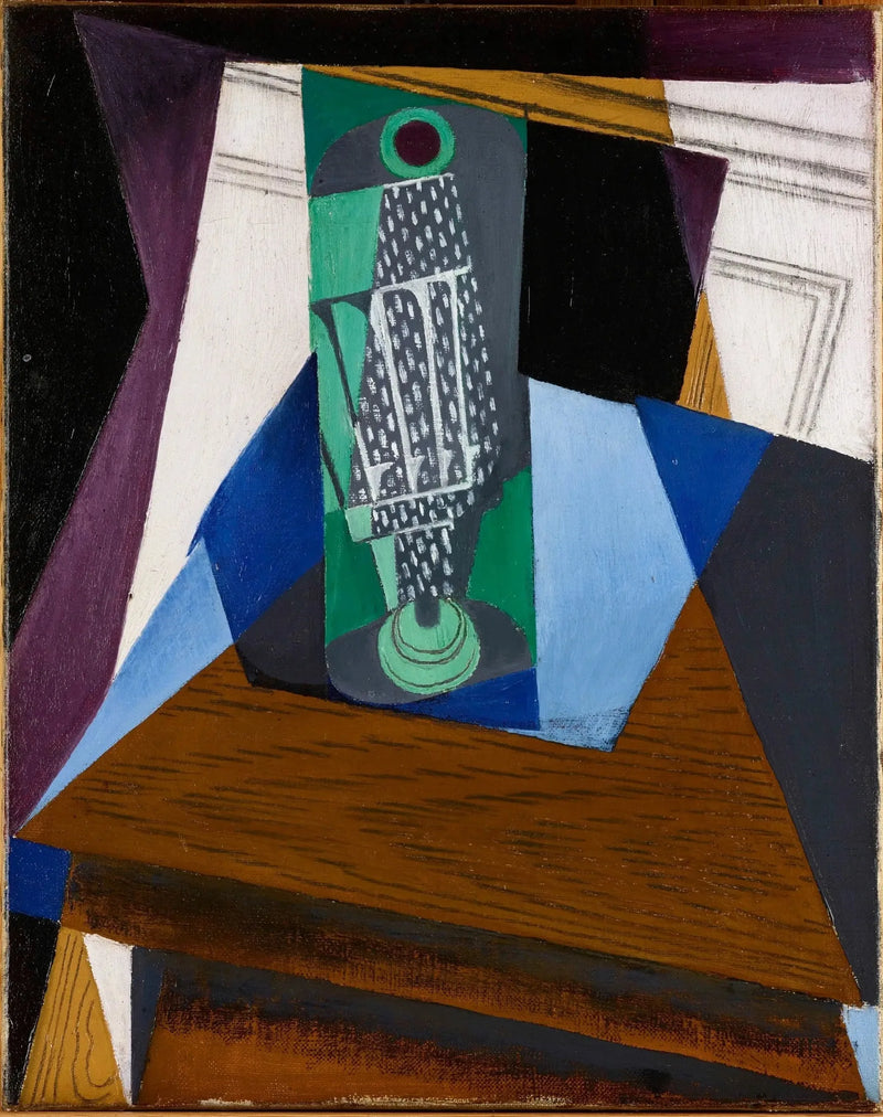Vetro su un tavolo - Juan Gris