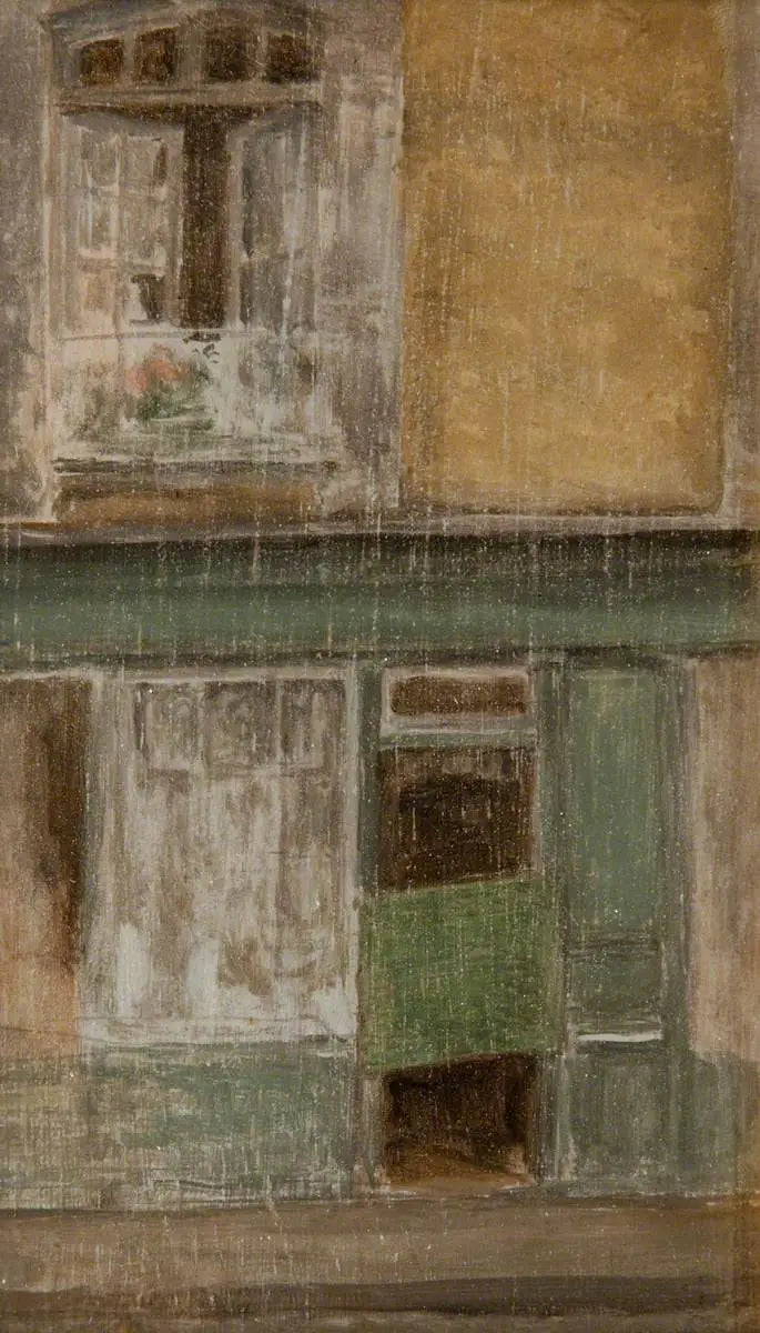 Verde e Oro: Un negozio a Calais - James Abbott McNeill Whistler