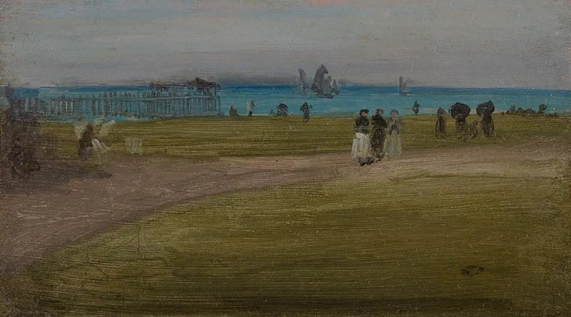 Verde e Viola: La Passeggiata della Sera - James Abbott McNeill Whistler