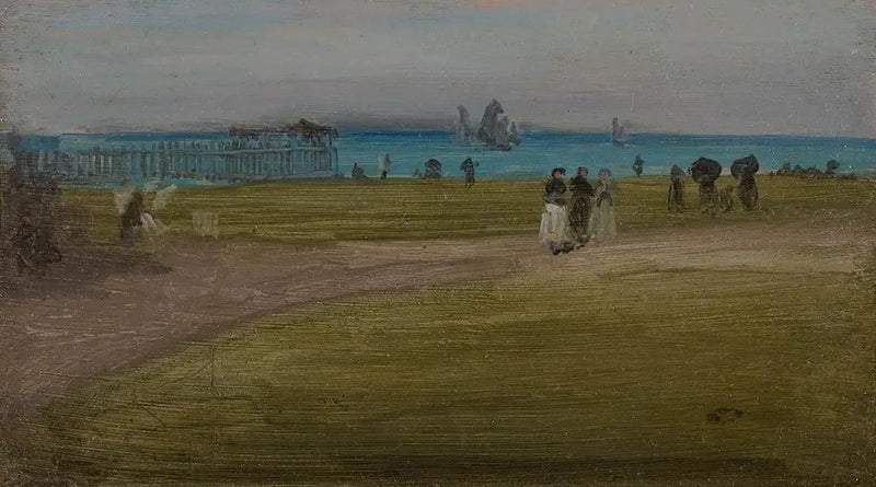 Verde e Viola: La Passeggiata della Sera - James Abbott McNeill Whistler