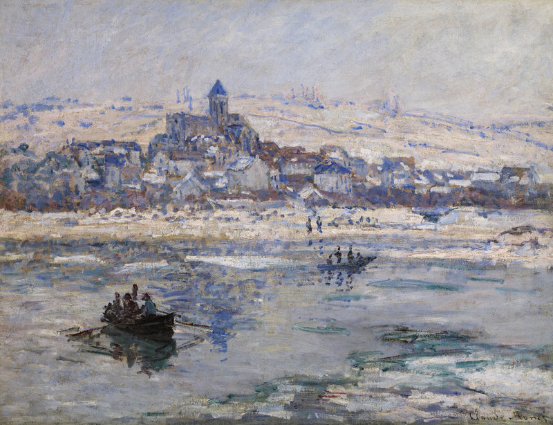 Vétheuil in inverno W507 - Claude Monet