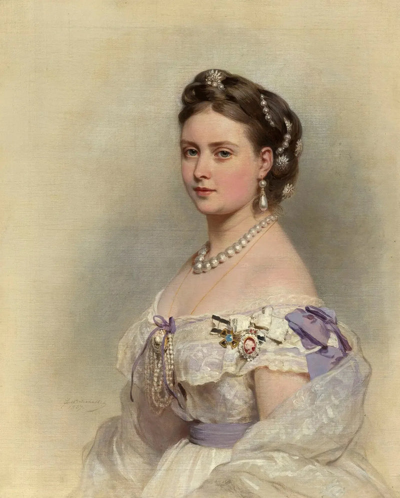 Victoria, principessa reale, principessa ereditiera di Prussia (1840-1901) - Franz Xaver Winterhalter