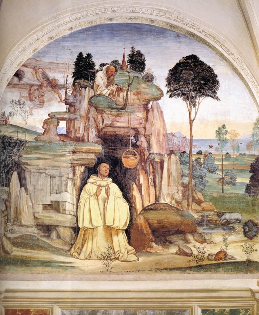 Vie de saint Benoît Scène 5 Comment le démon brisa la clochette - Il Sodoma (Giovanni Antonio Bazzi) - Alpha