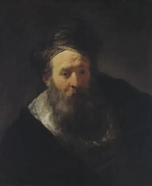 Vecchio uomo con barba e turbante - Rembrandt