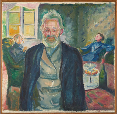 Reproduction du tableau « Vieil Homme en intérieur - Edvard Munch » par Alpha Reproduction en peinture à l’huile
