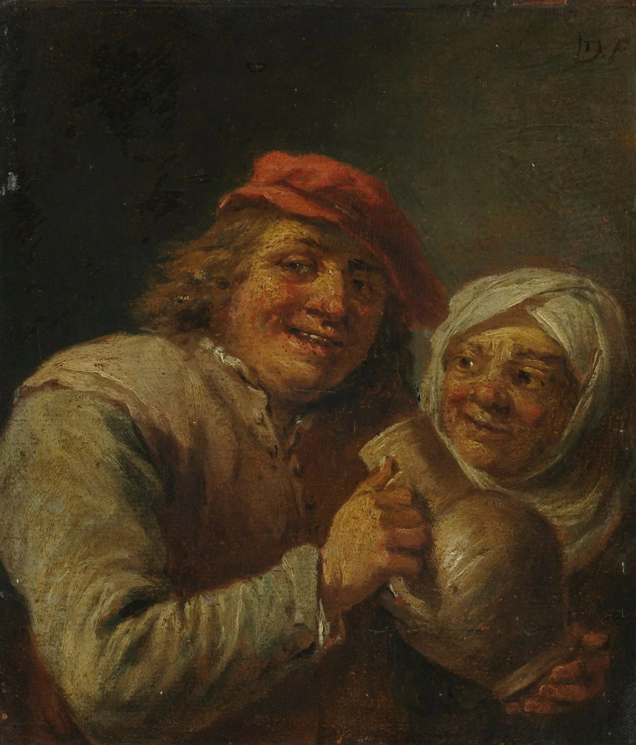 Vecchio uomo e donna - David Teniers il Giovane