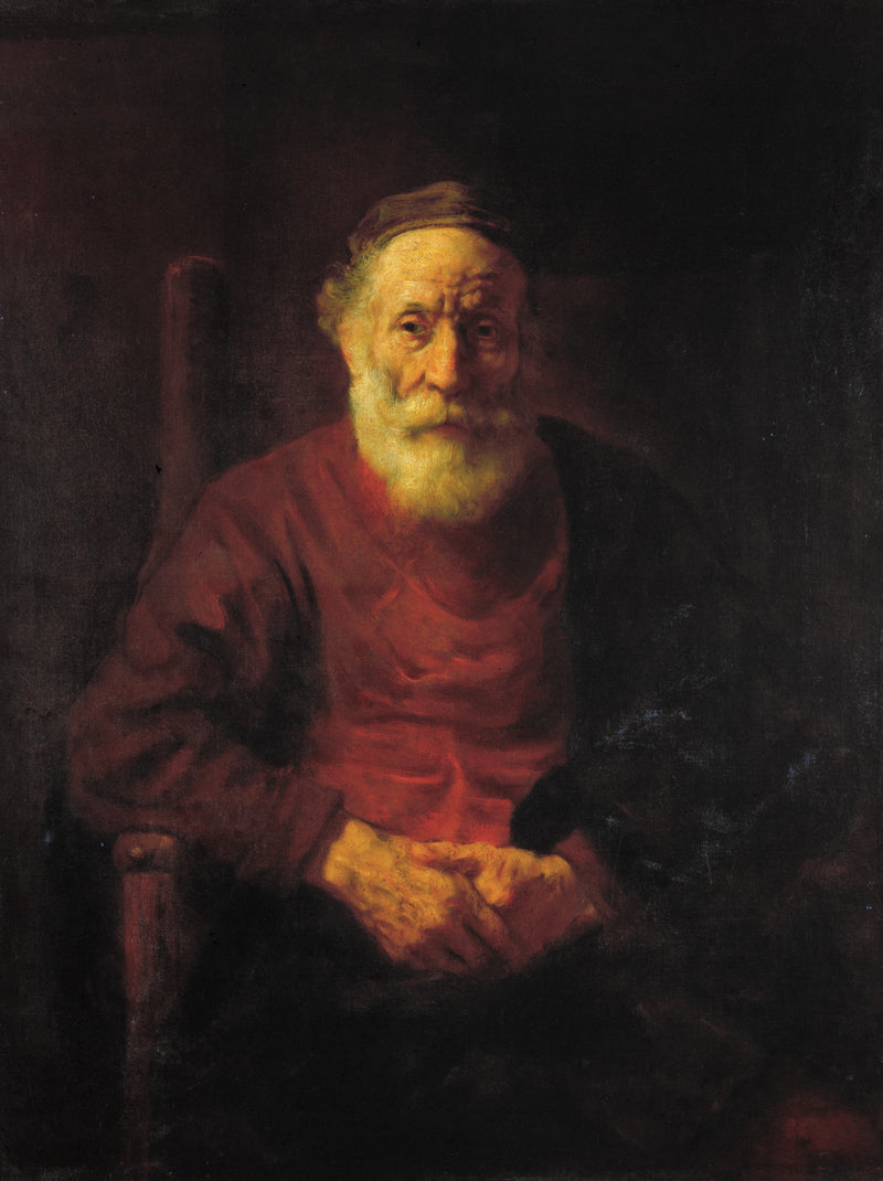 Ritratto di un vecchio in rosso di Rembrandt - Rembrandt