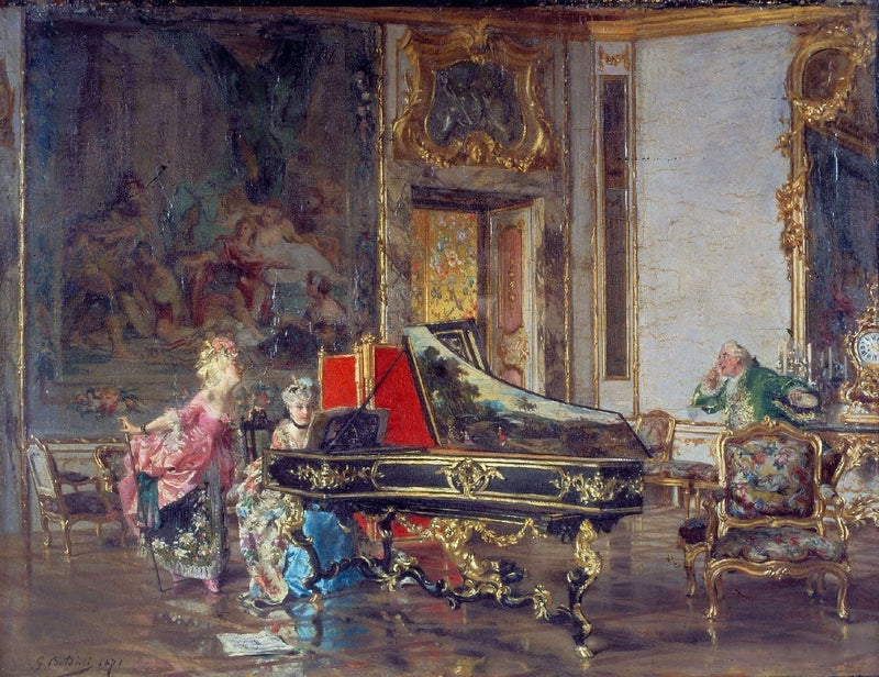 Vecchia canzone (I) - Giovanni Boldini