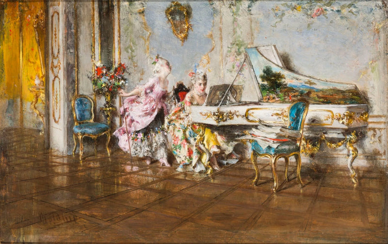 Vecchia canzone (II) - Giovanni Boldini