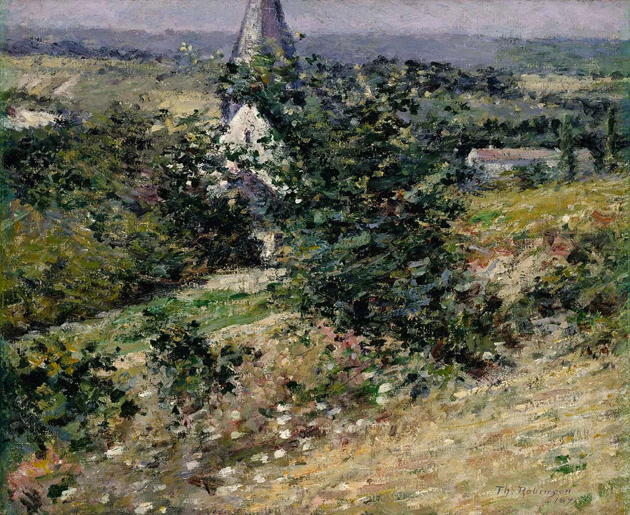 Vecchia chiesa di Giverny - Theodore Robinson