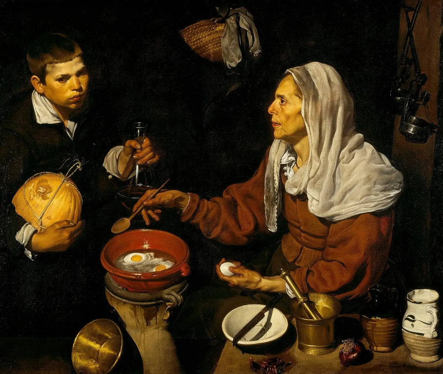 Vecchia che frigge le uova - Diego Velázquez