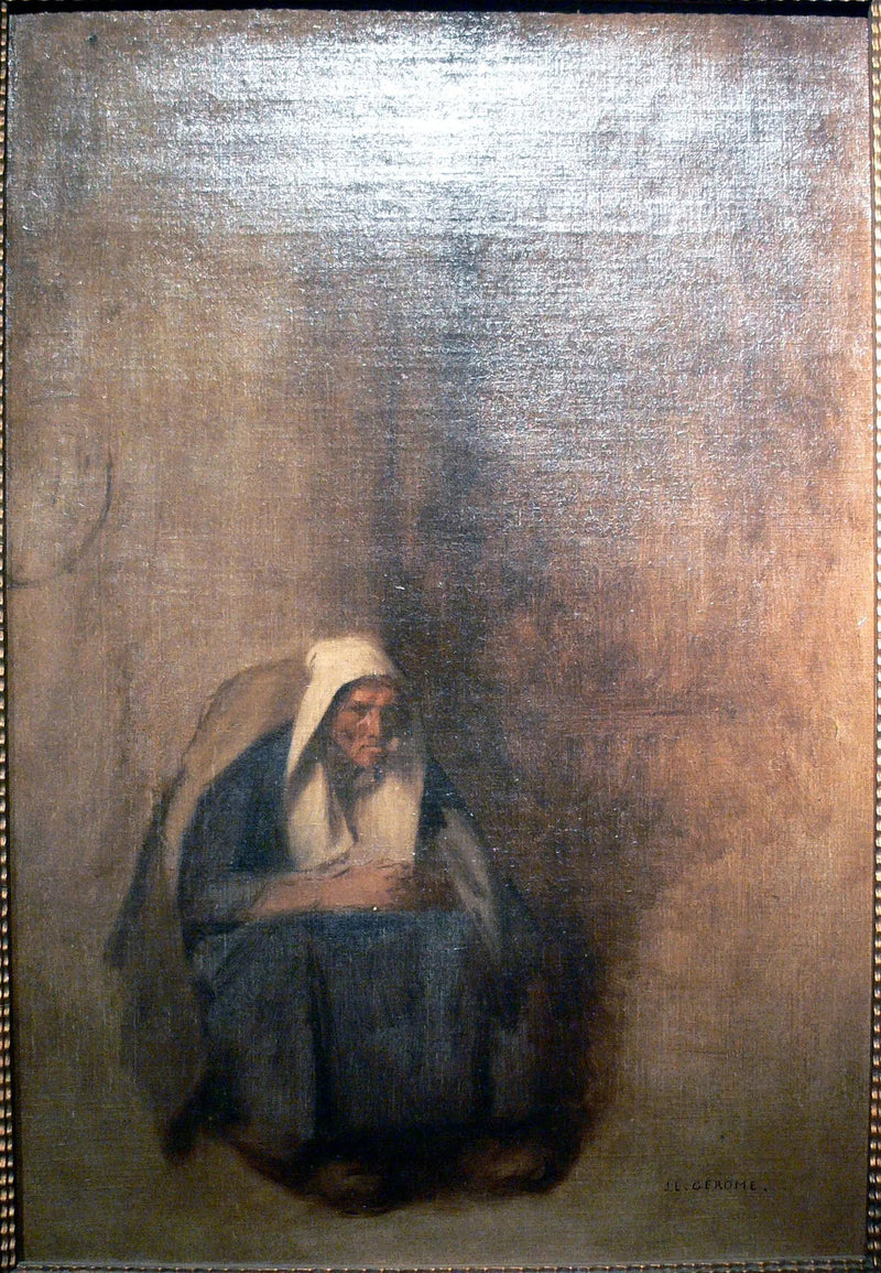 Vecchia Donna con la pipa - Jean-Léon Gérôme