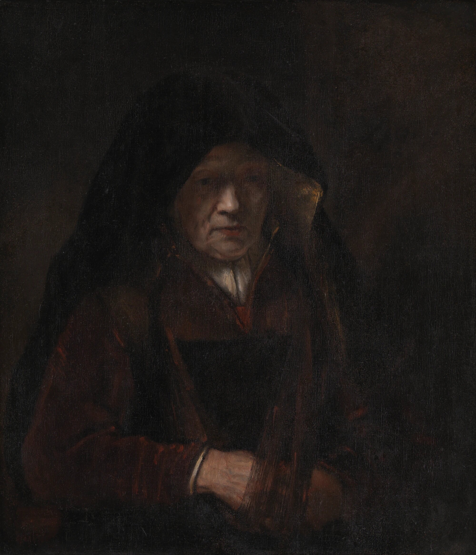 Vieille femme — atelier de Rembrandt, après 1655, SMK