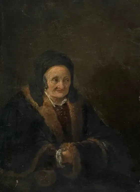 Vecchia donna in poltrona - David Teniers il Giovane